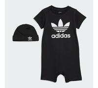 Gift set Jumpsuit and Beanie Black 3-6M