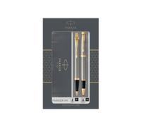 Gift Set sfera M + stilografica M IM Brushed Metal GT Parker