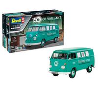 Gift Set Volkswagen T1 Bus 150 Years Of Vaillant 1:24 Plastic Model Kit REVELL