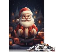Gift Spectacle of Santa Jigsaw Puzzle Impossible 1000Pcs Decorazione Per La Casa. Giochi Rilassamento E Intelligence Per Adulti E Ragazzi Da 14 Anni 1000pcs (75x50cm)
