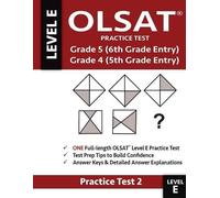Gifted and Tale Olsat Practice Test Grade 5 (6th Grade Entry) & Grad (Tascabile)