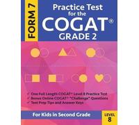 Gifted and Talented Cogat Practice Test for the Cogat Grade 2 Form (Tascabile)