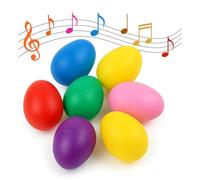 GIFTEXPRESS 50 pezzi uovo Shakers, uova di Pasqua Maracas, multicolore