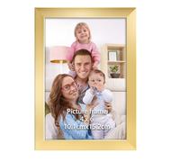Giftgarden Cornice 10x15,Cornice Dorata in PVC,Decorazione per Casa,1 Pezzo