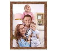 Giftgarden Cornice 15x20,Cornice Marrone in PVC, Cornice da Parete o Tavolo, Decorazione per Casa,1 Pezzo