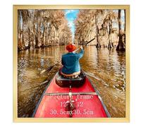 Giftgarden Cornice 30x30,Cornice Dorata in PVC,Cornice da Parete o Tavolo,Decorazione per Casa,1 Pezzo