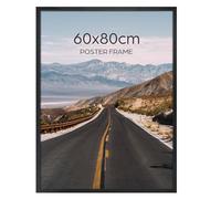 Giftgarden Cornice 60x80,Cornice Nera in Alluminio,Cornice da Parete, Decorazione per Casa,1 Pezzo