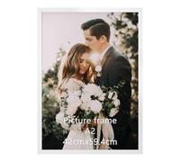 Giftgarden Cornice A2,Cornice Bianca in Alluminio,Cornice da Parete, Decorazione per Casa,1 Pezzo