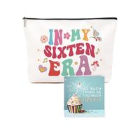 GiftGem Regali di compleanno per le donne, 16, 2 pezzi, 16, 2 pezzi