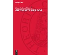 Giftgesetz Der DDR (Copertina rigida)