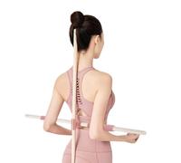 Giftik Bastoncini rotondi in legno per yoga, pilates, spalle aperte sulla schiena, correttivi, per yoga, body stretching, per artisti marziali, ballerini, ginnasti (60 cm)