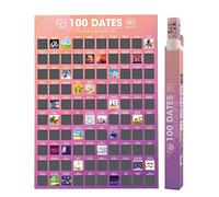 Giftinghouse Poster da gratta e vinci con 100 date, lista dei desideri, 100 cose da fare per le coppie, miglior regalo di San Valentino, anniversario, per fidanzata o fidanzato, formato A2