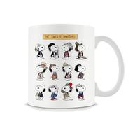 Giftme The Twelve Dogtors Doctor Who 50th Anniversary Birthday Christmas Coffee Tea Mug Unique 325 ml tazza in ceramica bianca.