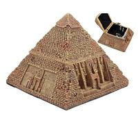 Gifts & Decors Ebros - Scatola piramide egiziana antica, 17,8 cm di larghezza, la grande piramide di Cheope, con finitura in arenaria