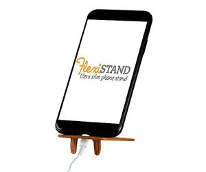 Gifts for Readers & Writers Flexistand Compatto e Regolabile Telefono Supporto per iPhone e Android, Legna