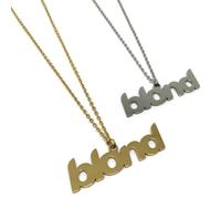 Gifts From The Crypt Collana bionda in acciaio inossidabile | Frank Ocean oro argento Hip Hop Music ciondolo catena, One Size, Acciaio inossidabile