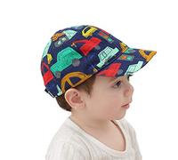 Gifts Treat Cappellino da Ragazzo, Cappello Estivo per Bambini con Stampa Auto Berretto da Baseball per Bambini Cappello