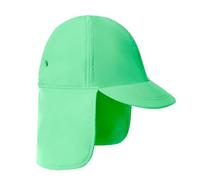 Gifts Treat Cappello da Sole per Bambini Verde UPF50+, Cappelli da Spiaggia per Bambini con Protezione per Il Collo, Cappellino da Piscina Estivo per Bambini, 2-4 Anni
