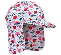 Gifts Treat Cappello legionario per Bambini, Protezione Solare UPF 50+, Cappello da Sole con Motivo a Dinosauro, per Bambini, Ragazzi, con Protezione per Il Collo, Ciliegia UV-1, 1-2 Anni