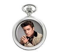 Giftshop UK Orologio da tasca Elvis Aaron Presley Full Hunter