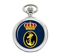 Giftshop UK Spagnolo Blu Scuro (Armada Espan ̃ Ola) Orologio da Tasca