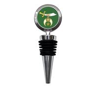 Giftshop UK Tappo Bottiglia Masonic in Metallo Argento con Scatola