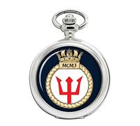 Giftshop UK Terzo Mine Contatore Misure Squadrone (MCM3), Blu Marino Tasca Orologio