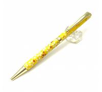 Gifu Mino Washi Carta Giapponese Penna a Sfera Cherry Sakura Color Oro Giallo