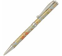 Gifu Mino Washi Carta Giapponese Penna a Sfera Kinpaku Lamina D'Oro Plum Ume