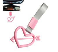 gifyym Anelli Da Polso Per Auto A Di Cuore - Maniglia Per Da Polso Per Auto | Con Maniglia A Forma Di Cuore Per Anello Di Avvertimento Paraurti Posteriore | Interni E Decorazio