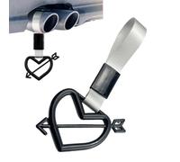 gifyym Anelli Da Polso Per Auto A Di Cuore - Maniglia Per Da Polso Per Auto | Con Maniglia A Forma Di Cuore Per Anello Di Avvertimento Paraurti Posteriore | Interni E Decorazio