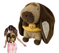 gifyym Animali di peluche che | Figura musicale regolabile, capbara di peluche che - per adolescenti giovani bambini camera da regalo