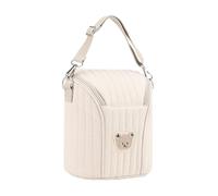 gifyym Borsa termica per biberon con motivo orsetto - Borsa termica e riscaldante per latte materno | Porta biberon per viaggi, passeggino e attività all'aria aperta., cachi, Se référer au descriptif
