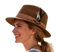 gifyym Cappello bavarese per Oktoberfest, con cappello da montagna tedesco, accessorio per costume tradizionale per uomo e donna, copricapo per festa della birra, stile tirolese classico per feste e