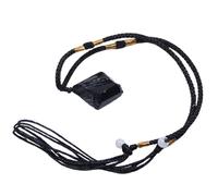 gifyym Ciondolo In tormalina Nera - Krista Coltivata Naturalmente - Catena Di tormalina Nera Cruda Halen | Collana Di Pietra Alla Con Rimorchio Di Amuleto | Gioielli In Pietra Di Prot