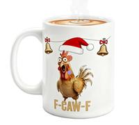 gifyym da caffè di Natale - da bere con design a cartone animato per latte birra e bevande | Divertente di Natale in ceramica, per donne, giovani amici, mamma, vacanze