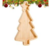 gifyym da portata natalizio - Tagliere in legno per carcuterie e per feste, pannelli in legno a forma di albero di Natale, per colazione, snack, caramelle, dessert, formaggio e carne