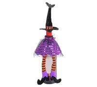 gifyym Decorazione stagionale non tessuta della gamba lunga delle coperture | Cappello da strega di Halloween, copertura per bottiglia di vino, per feste, riunioni di famiglia, festival, hotel, negozio