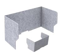 gifyym Desk Privacy Panel - Foldable Easy To Clean Testing Dividers For Classroom | For Desktop Office Table Library Study Bedroom | Portable Acrylic Partition Space Separator Sturdy Construction