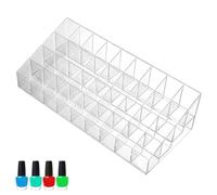 gifyym Espositore per rossetti a griglia, organizer per rossetti, espositore per lucidalabbra, tubetti per rossetti, contenitore per cosmetici ad alta trasparenza per cosmetici da toeletta, resistente