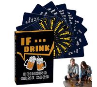 gifyym Giochi di carte da bere per adulti, gioco da bere per feste di gioco | gioco di carte e giochi da bere, gioco portatile per riunioni di famiglia, casa, bar e dormitorio.