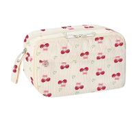 gifyym Grazioso astuccio, borsa per la scuola portatile, custodia portatile per scrivania, ufficio, lezioni d'arte, incontri di lavoro, insegnanti di viaggiatori, ciliegia, vedi descrizione, Vedi