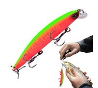 gifyym Jerk Bait - Esca artificiale, dura, realistica, resistente agli urti, per barriere esterne, tombe, fiumi, laghi, serbatoi, mare