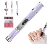 gifyym Levigatrice elettrica per unghie | Kit manicure a più velocità | Levigatrice ricaricabile per unghie spesse e calli, facile da impugnare | Uso salone di casa Uomini Donne