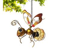 gifyym Luci di Farfalla Solare, luci solari Farfalle, Statua dell'ape Volante Arredamento del Giardino Solare, Decorazioni da Giardino di Scultura del Metallo per Il Portico del Patio della Corte