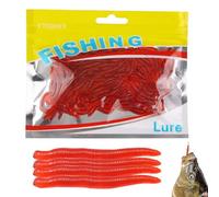 gifyym Lures di Pesce Gatto in Acqua, esche da Bassa, a Mosca Attira Il verme della Trota in Silicone | Atrattori Pesci Flessibili esche artificiali per la breccia