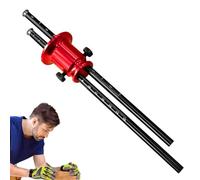 gifyym Manometro Per Legno - Tracciamento su Legno,Guida in Lega di Alluminio a Doppia Scala per Progetti di Ebanisteria e Falegnameria a Casa