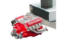 gifyym Modello motore | Motore in miniatura,Opera d'arte creativa in resina come decorazione da scrivania per casa, officina, sala hobby e presentazione da collezione