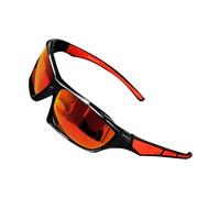 gifyym Occhiali da sole polarizzati - Visione esterna colorata | Louille da sole polarizzate da uomo - Protezione UV Sfumature di moda confortevoli | Driving Sunglases - Eyewear sport esterno, rosso
