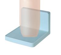 gifyym Piccolo da parete | Scaffale multifunzione altamente adesivo | Mensole in acrilico ispessite per cucina e bagno, mensole da parete per camera da letto, portasapone, senza foratura,